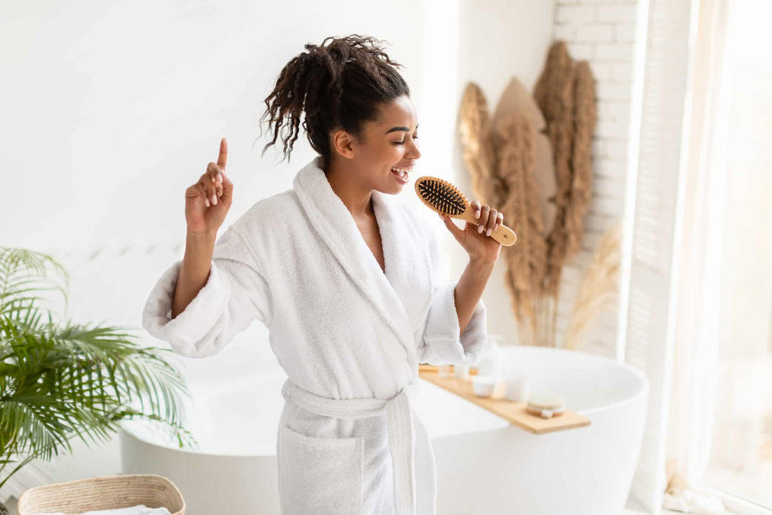 Soins cheveux brosse demelante