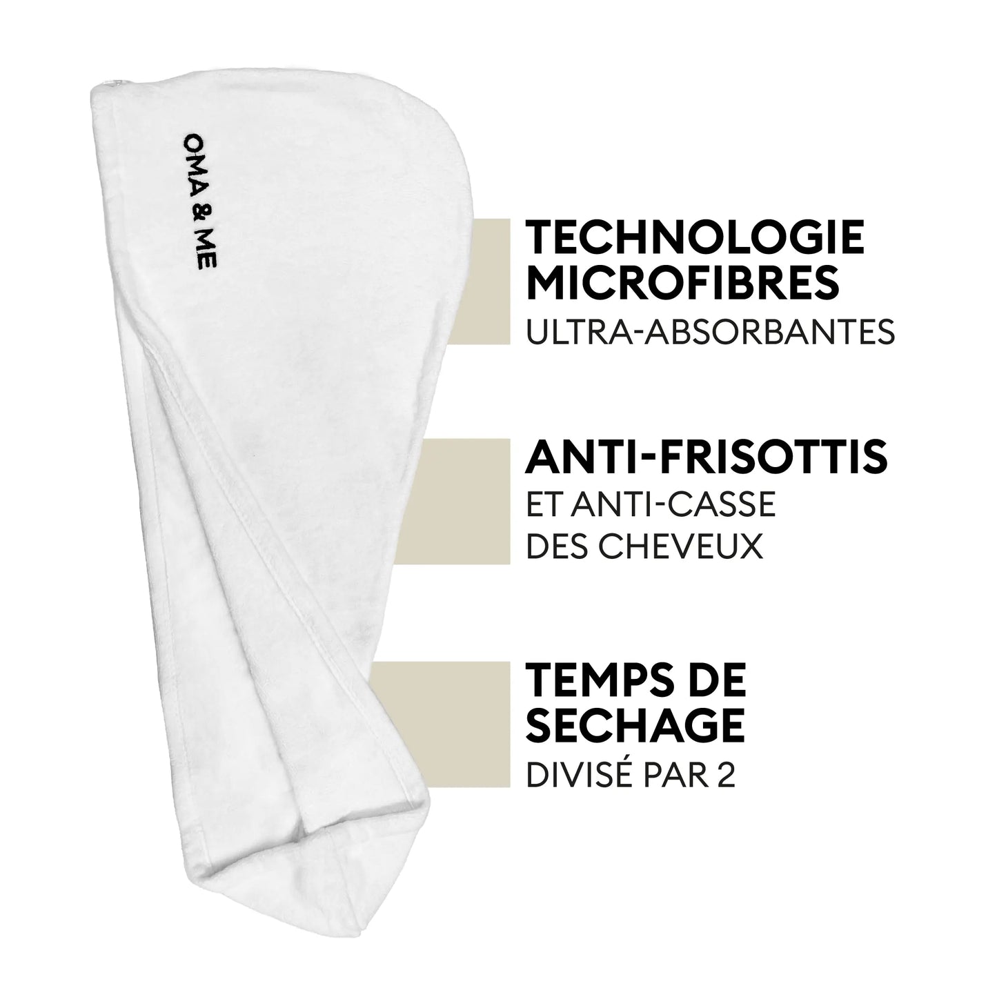 Serviette Microfibre Cheveux