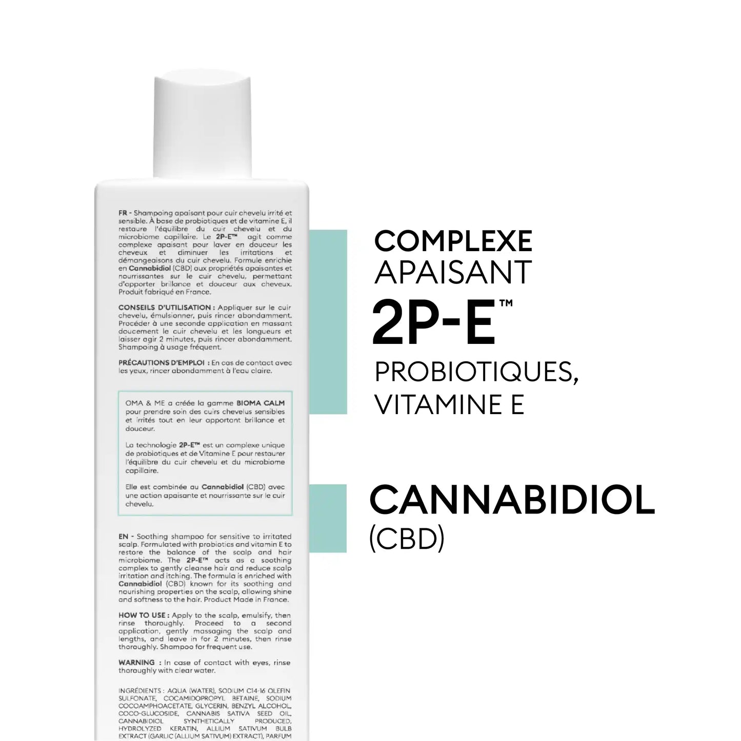 Shampoing Apaisant cuir chevelu irrité