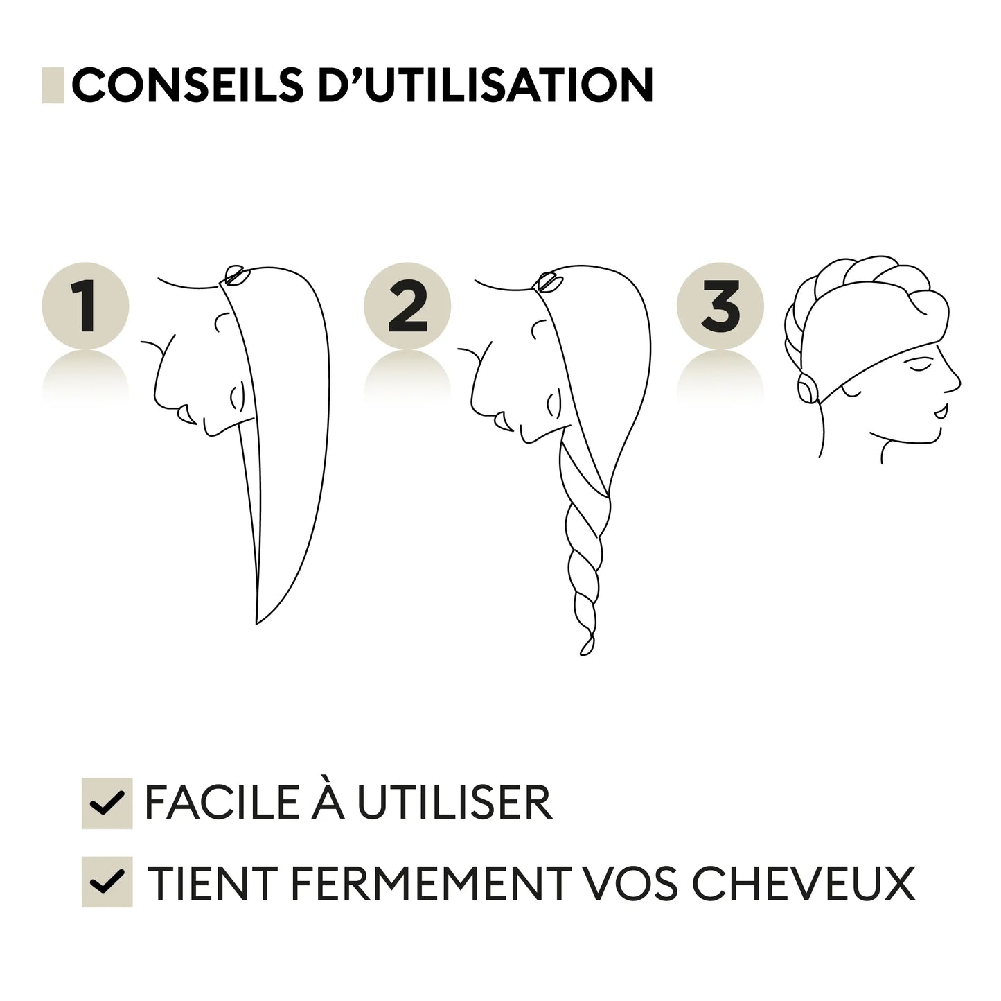 Serviette Microfibre Cheveux