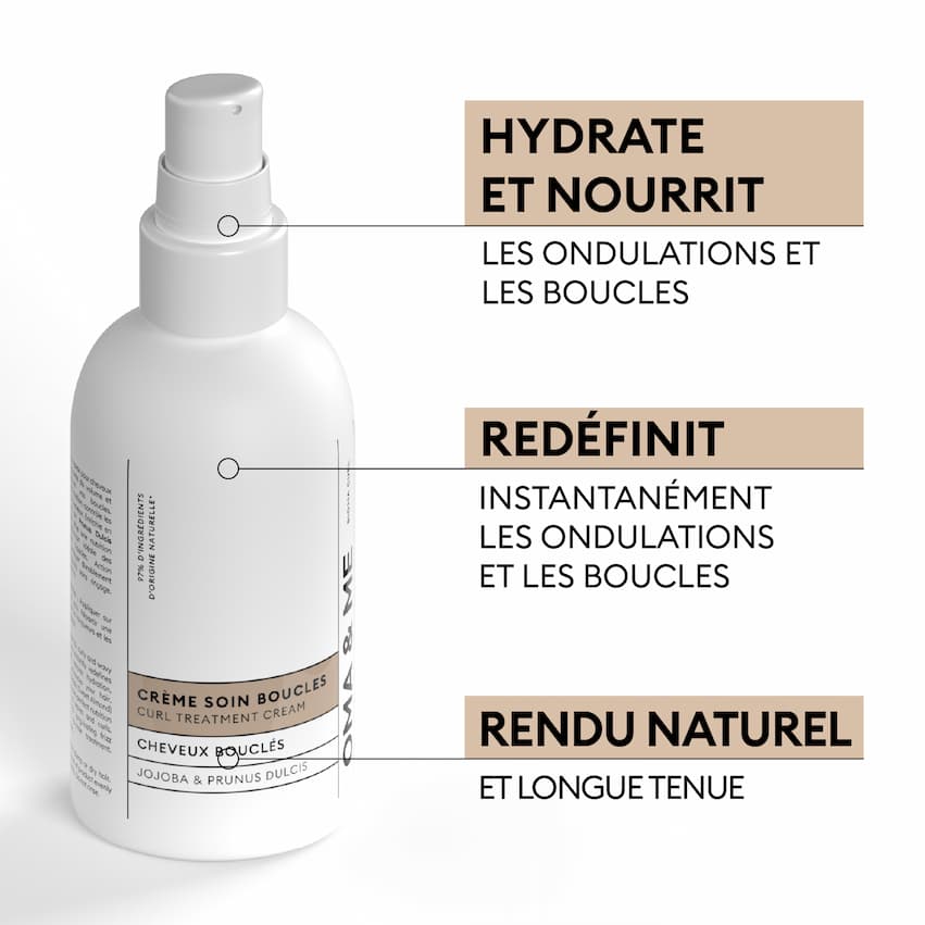 Crème Soin Cheveux Bouclés
