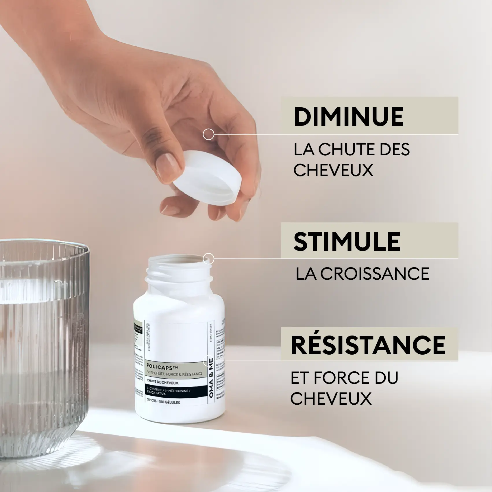 Complément Anti-Chute de Cheveux Folicaps™
