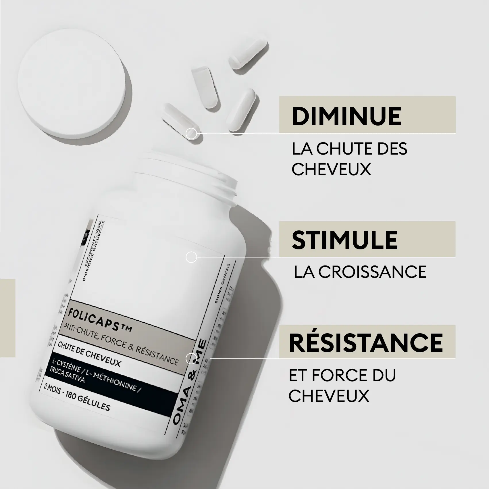 Complément Anti-Chute de Cheveux Folicaps™