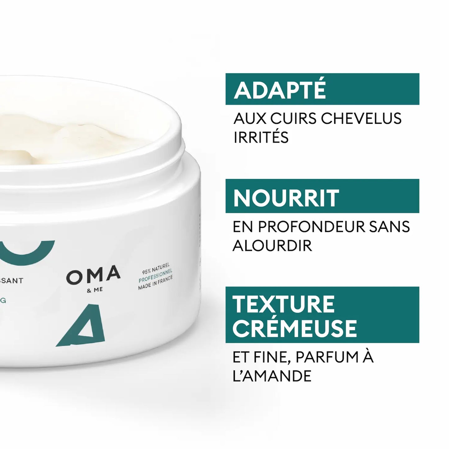 Masque cuir chevelu irrité