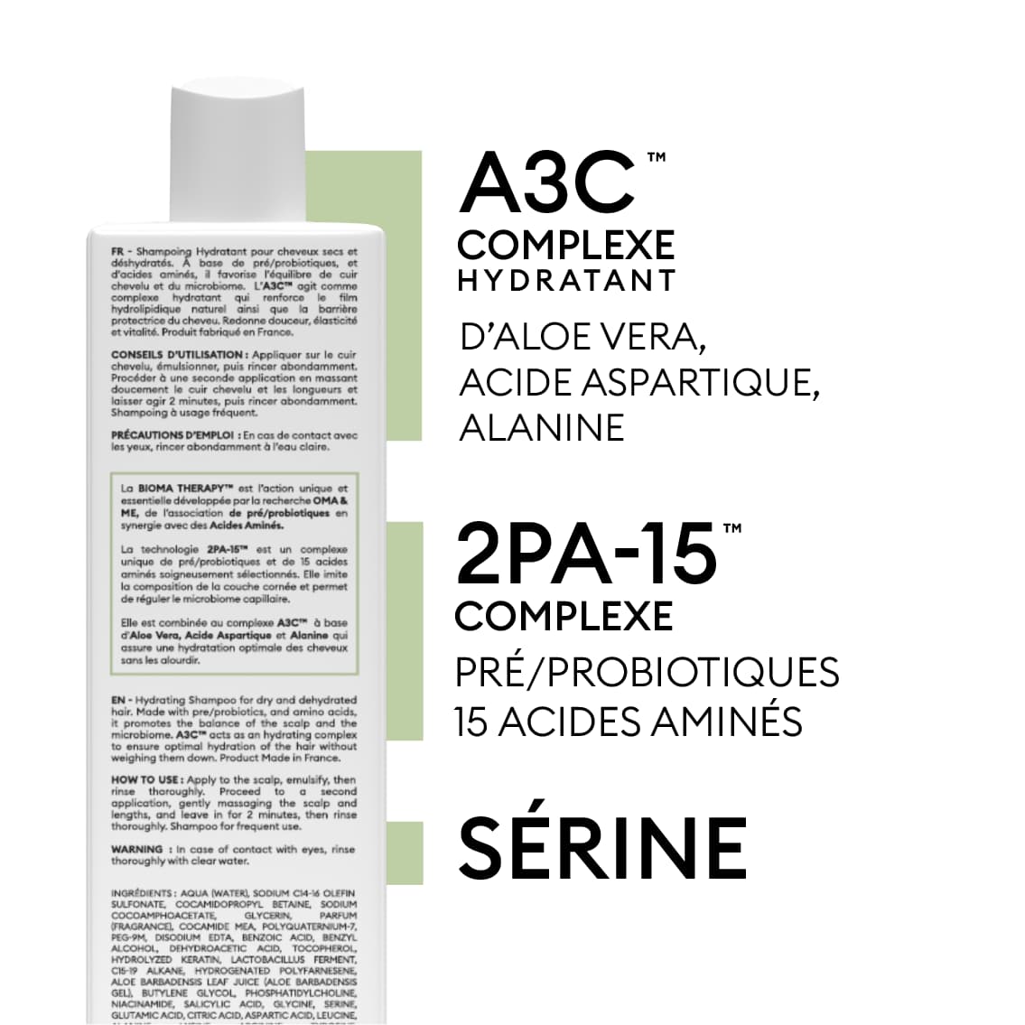 Shampoing Hydratant Cheveux Secs