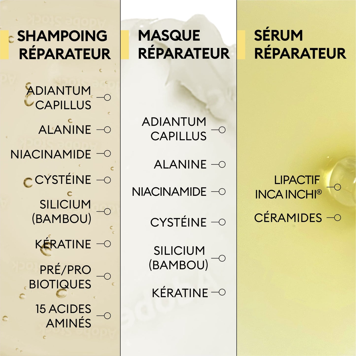 Trio Routine Cheveux Abîmés