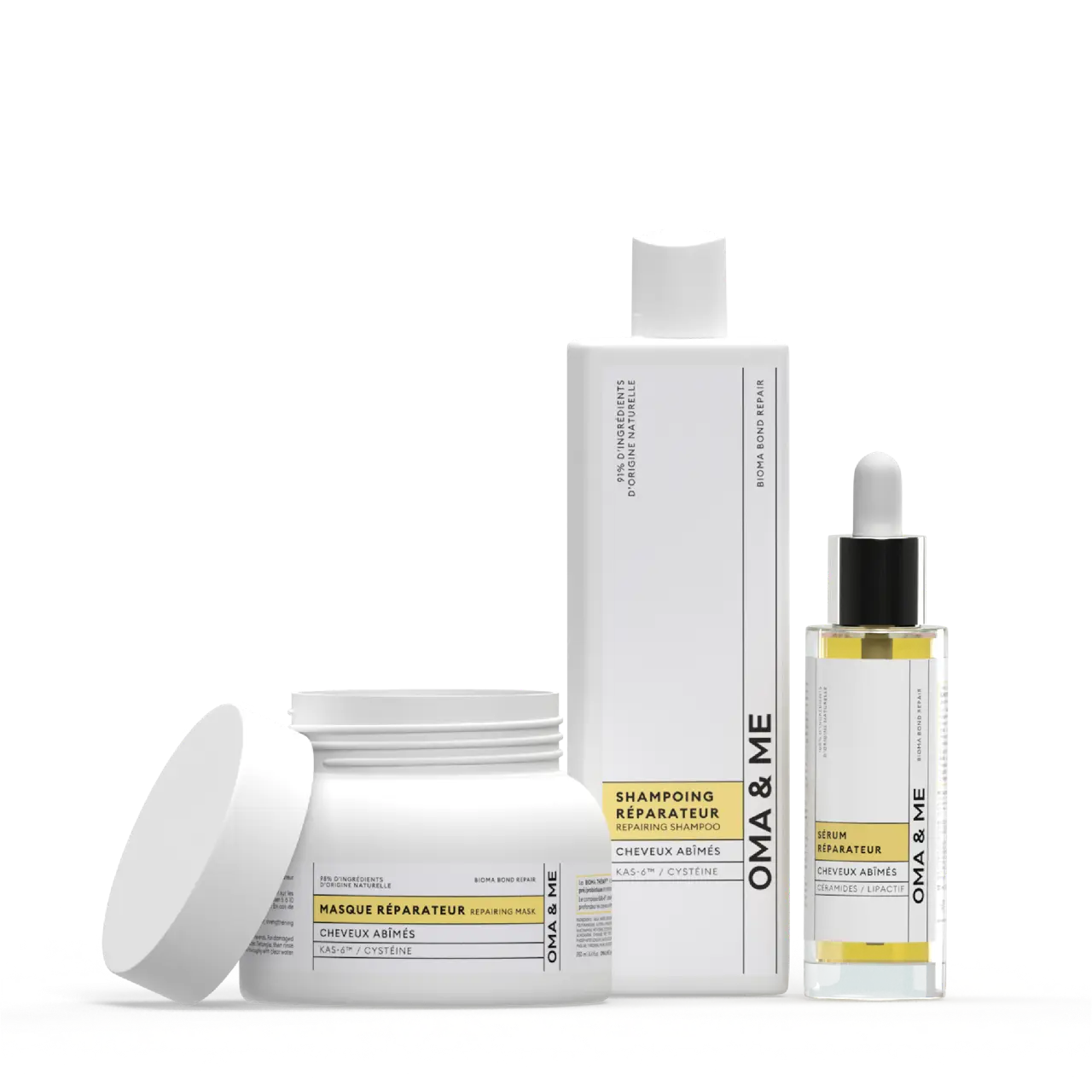 Trio Routine Cheveux Abîmés